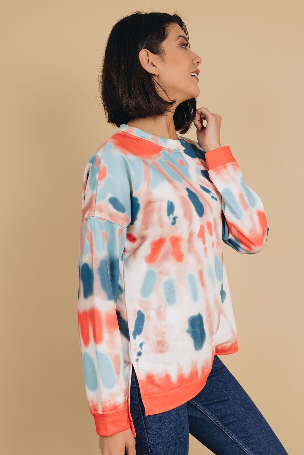 Not Your Boyfriend's Tie Dye Sweatshirt