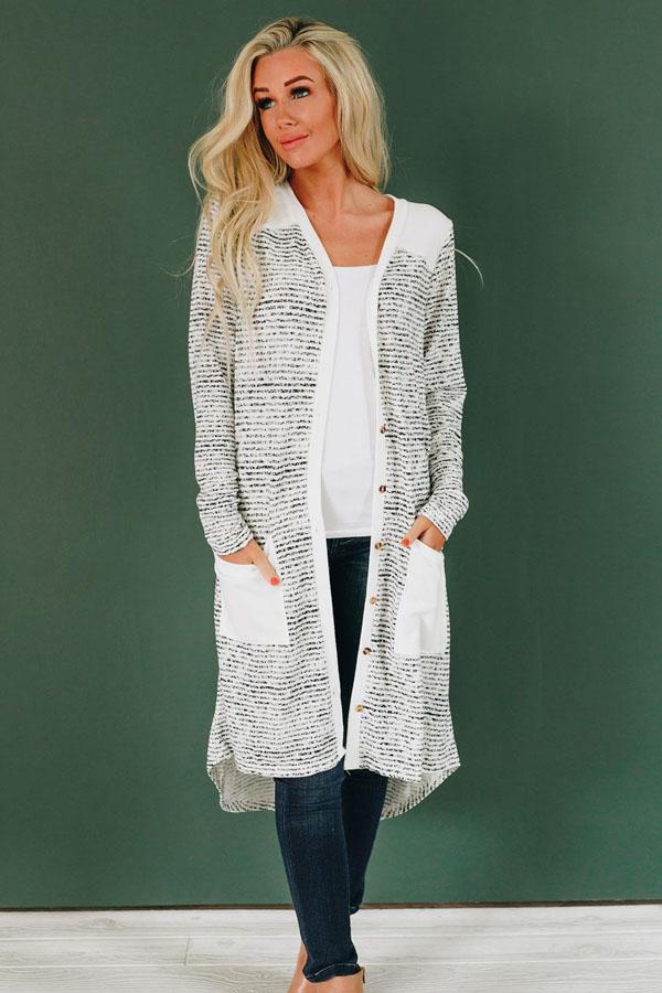 Run Along Patterned Cardigan