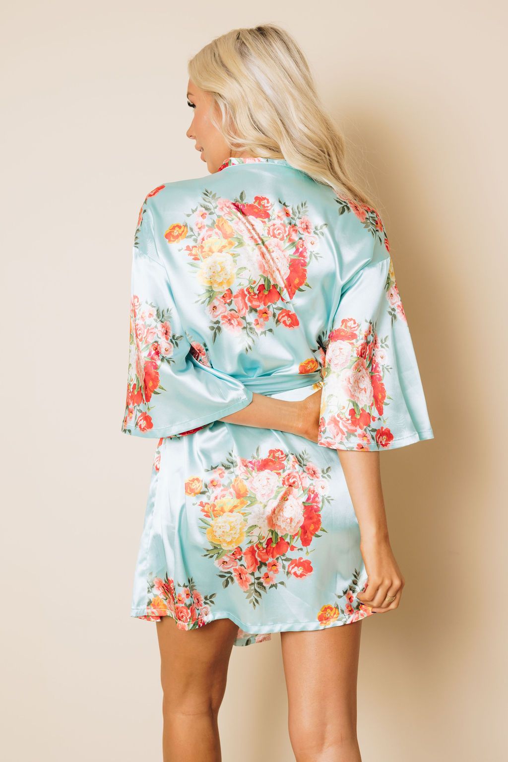 Seeley Floral Robe w/ Belt