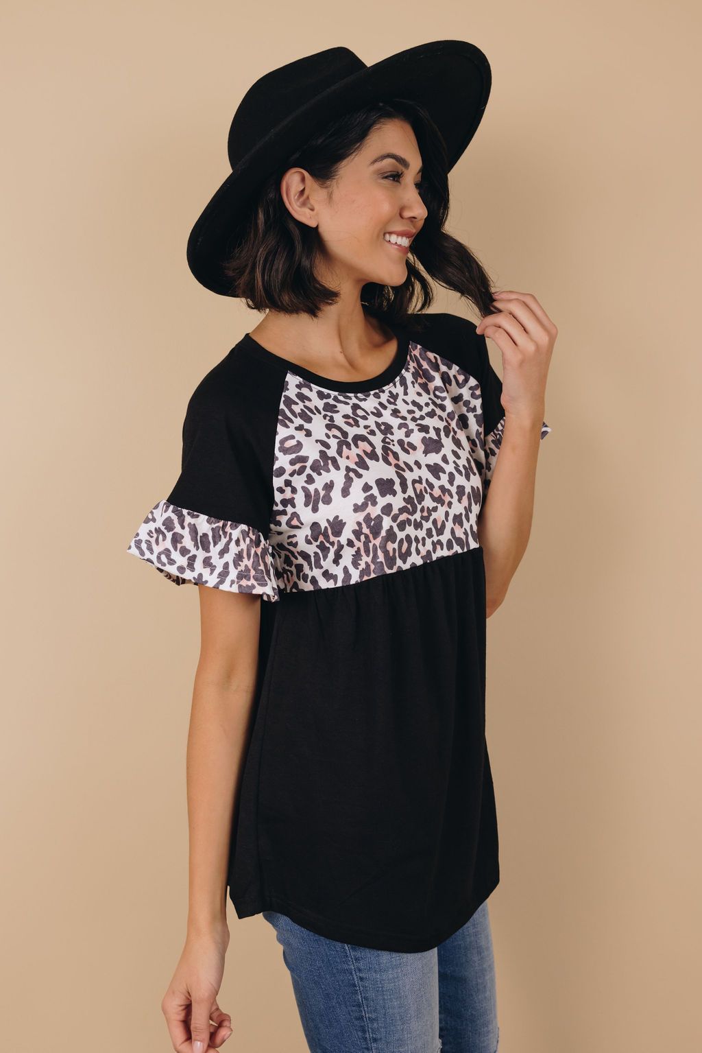 Submerged Leopard Top