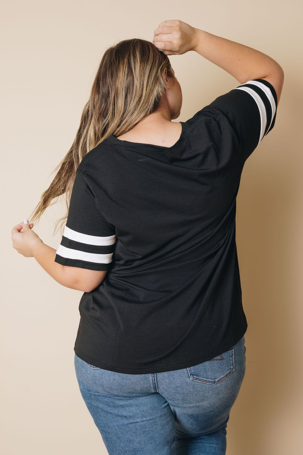 Plus Size - Prim Striped Tee