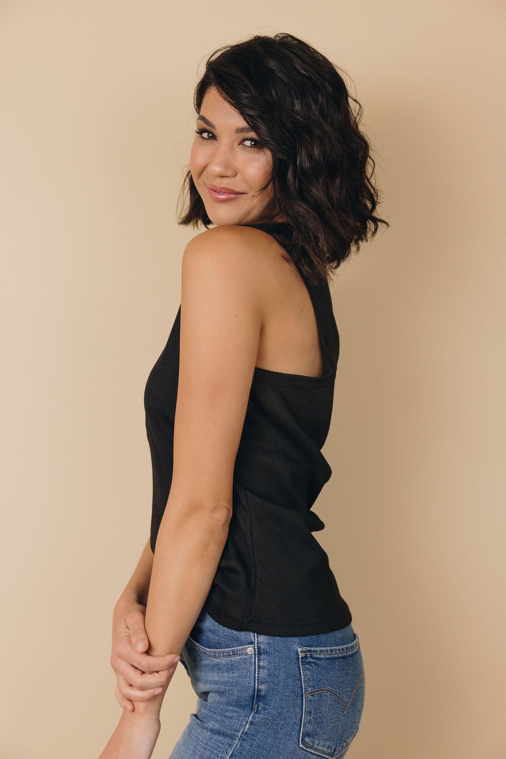 You & Time Ribbed Tank