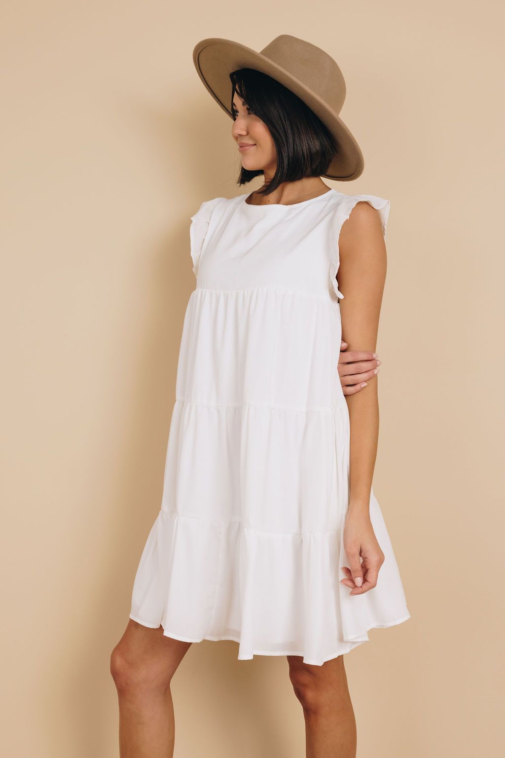 Rocky Ruffle Mini Dress