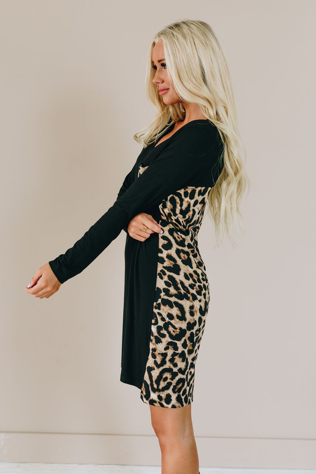 Here's to You Leopard Dress