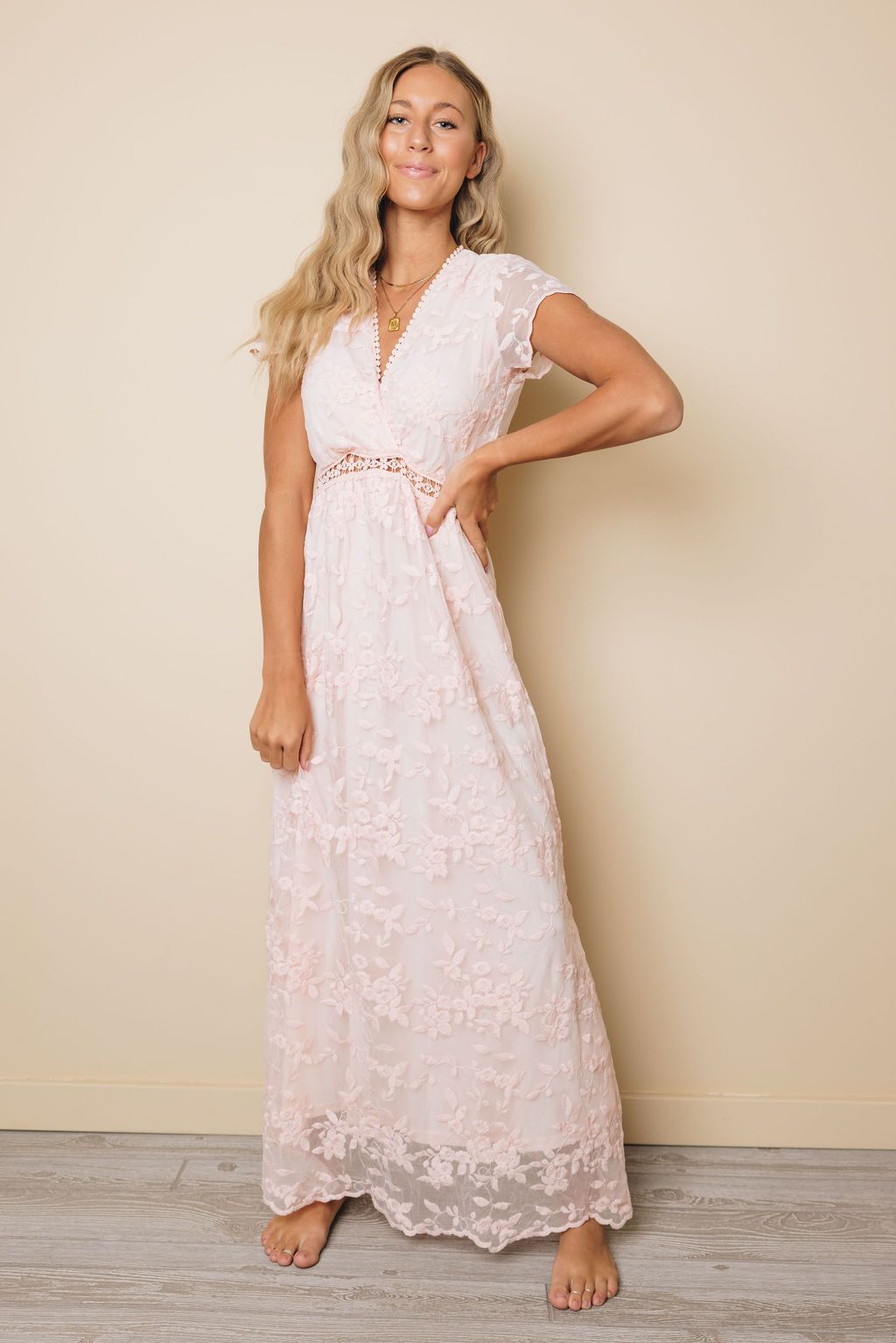 Darla Lace Maxi Dress