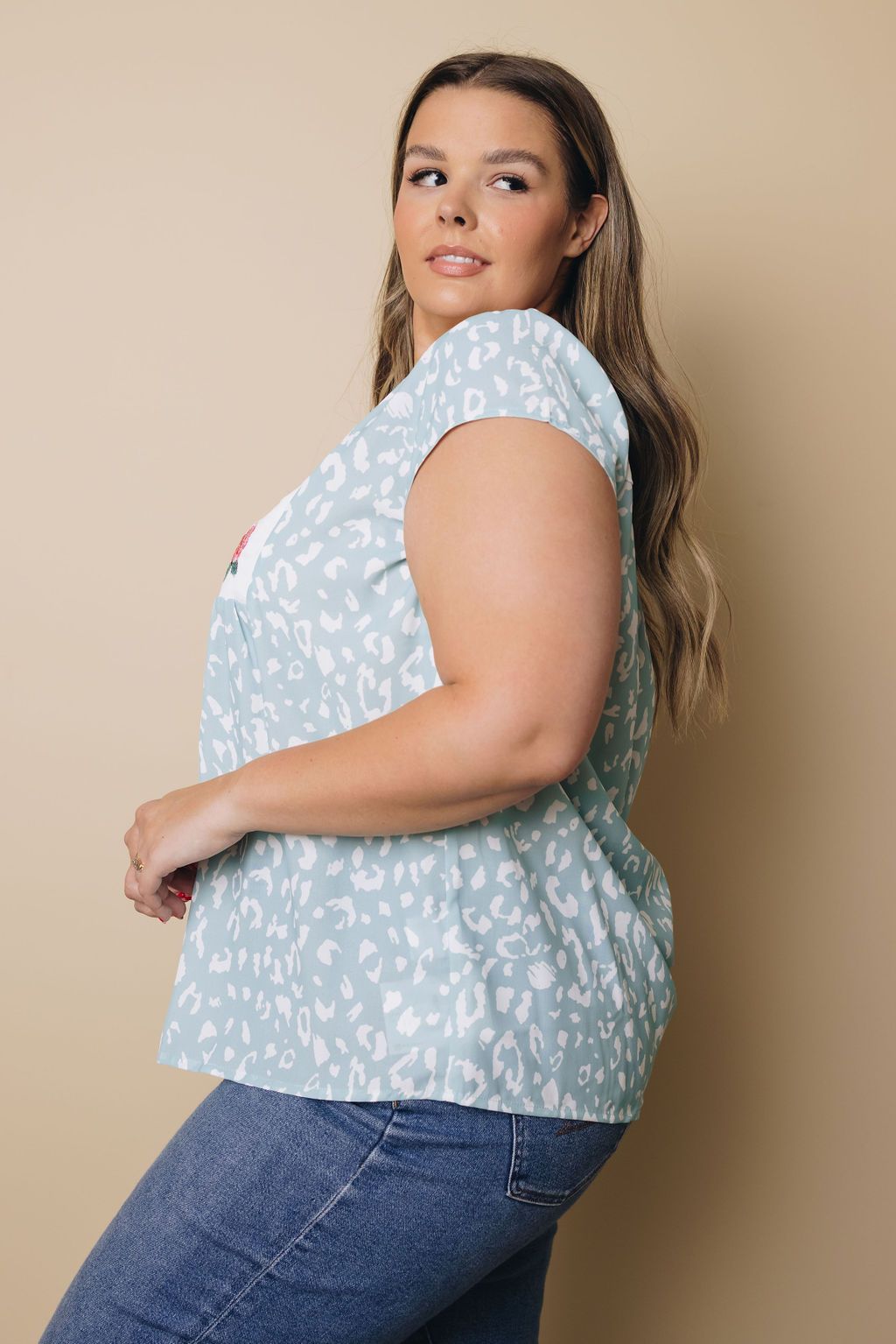 Plus Size - City of Music Leopard Top