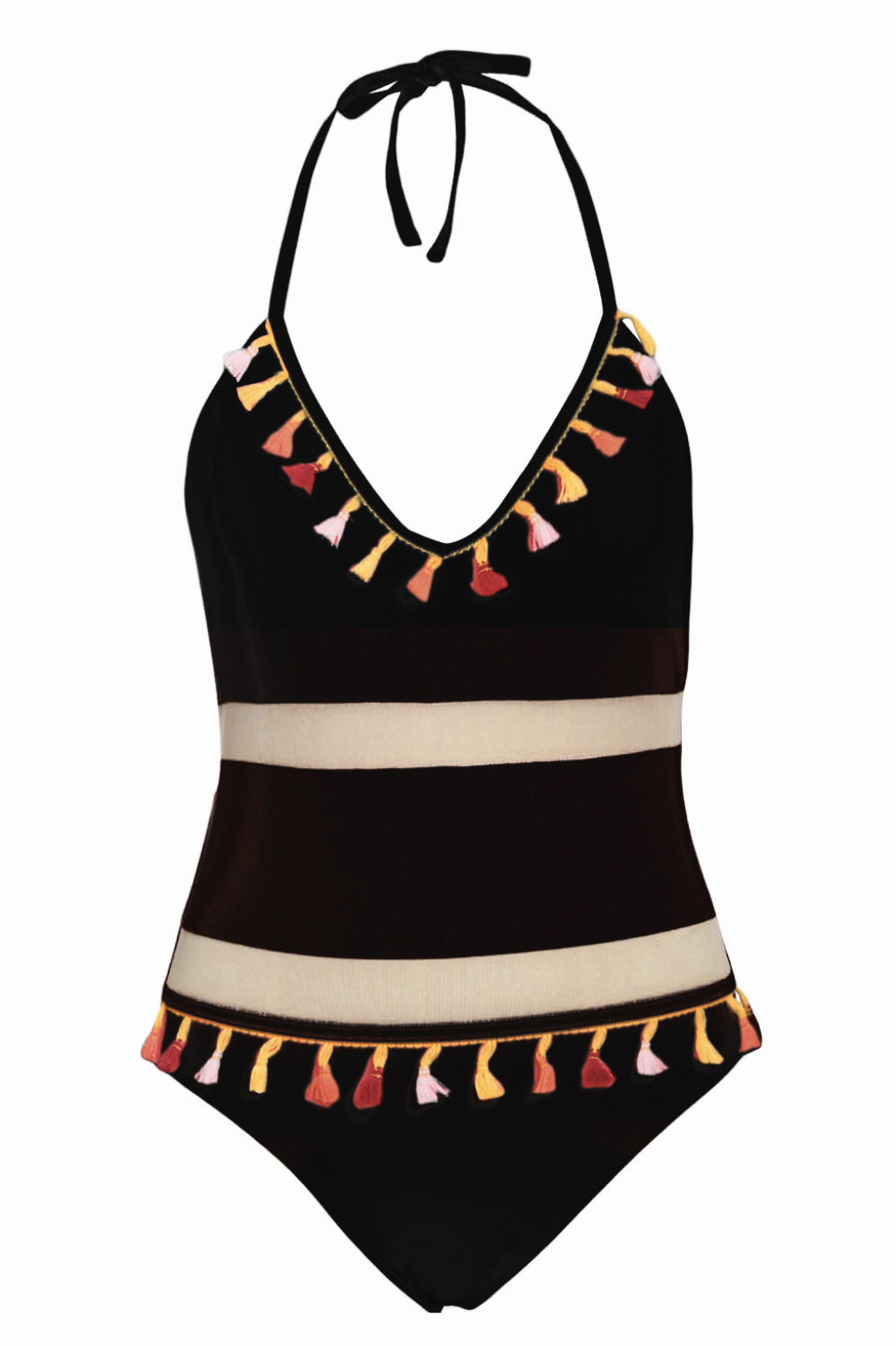 Shakira Tassel One Piece Swimsuit