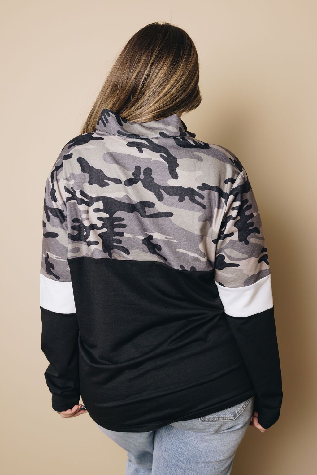 Plus Size - Ogden Camo Sweatshirt