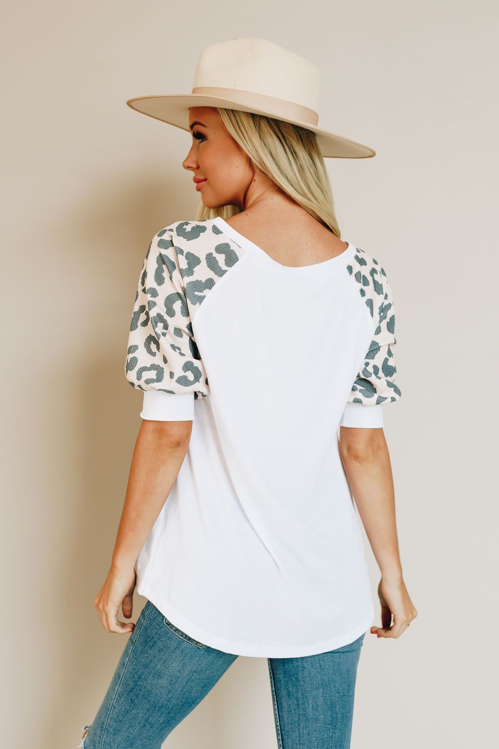 Go Wild Leopard Detail Top
