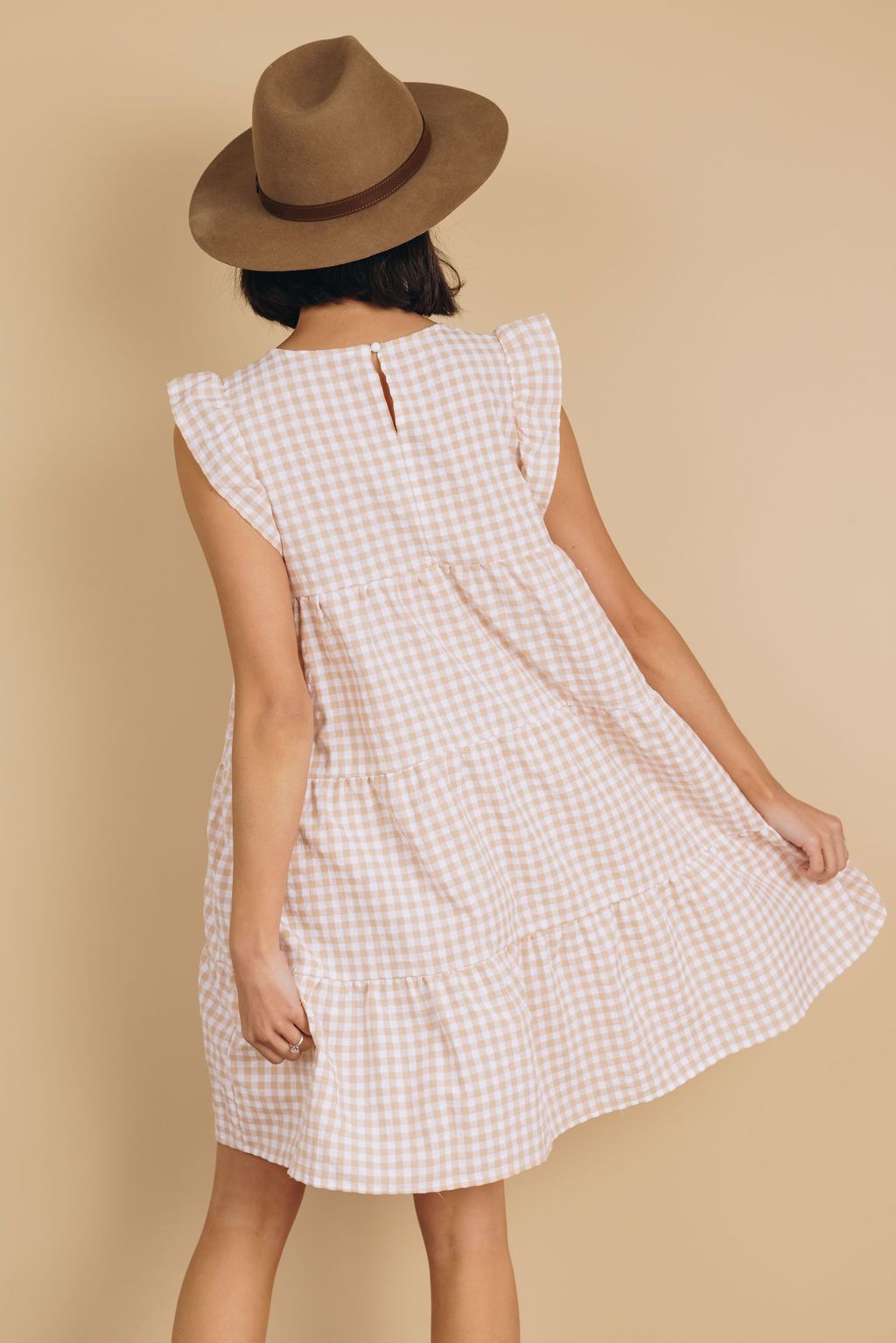 Scottsdale Plaid Ruffle Dress