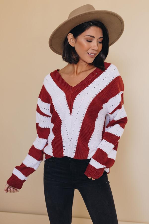 Afterglow Striped Sweater