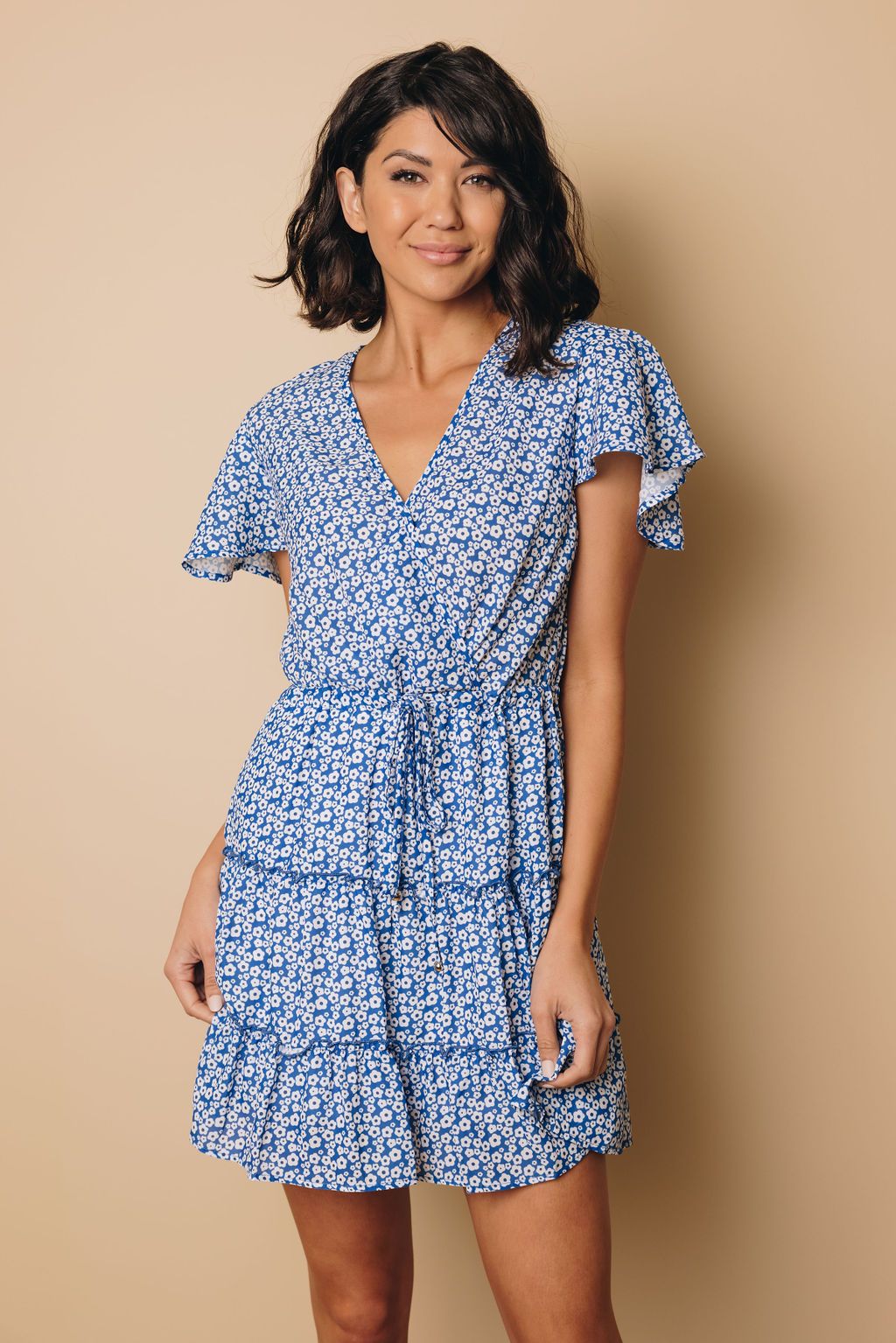 Aries Ruffle Floral Dress