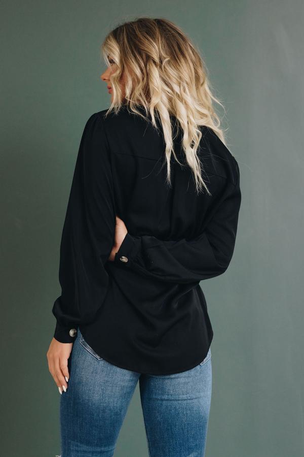 Adore You Button Blouse
