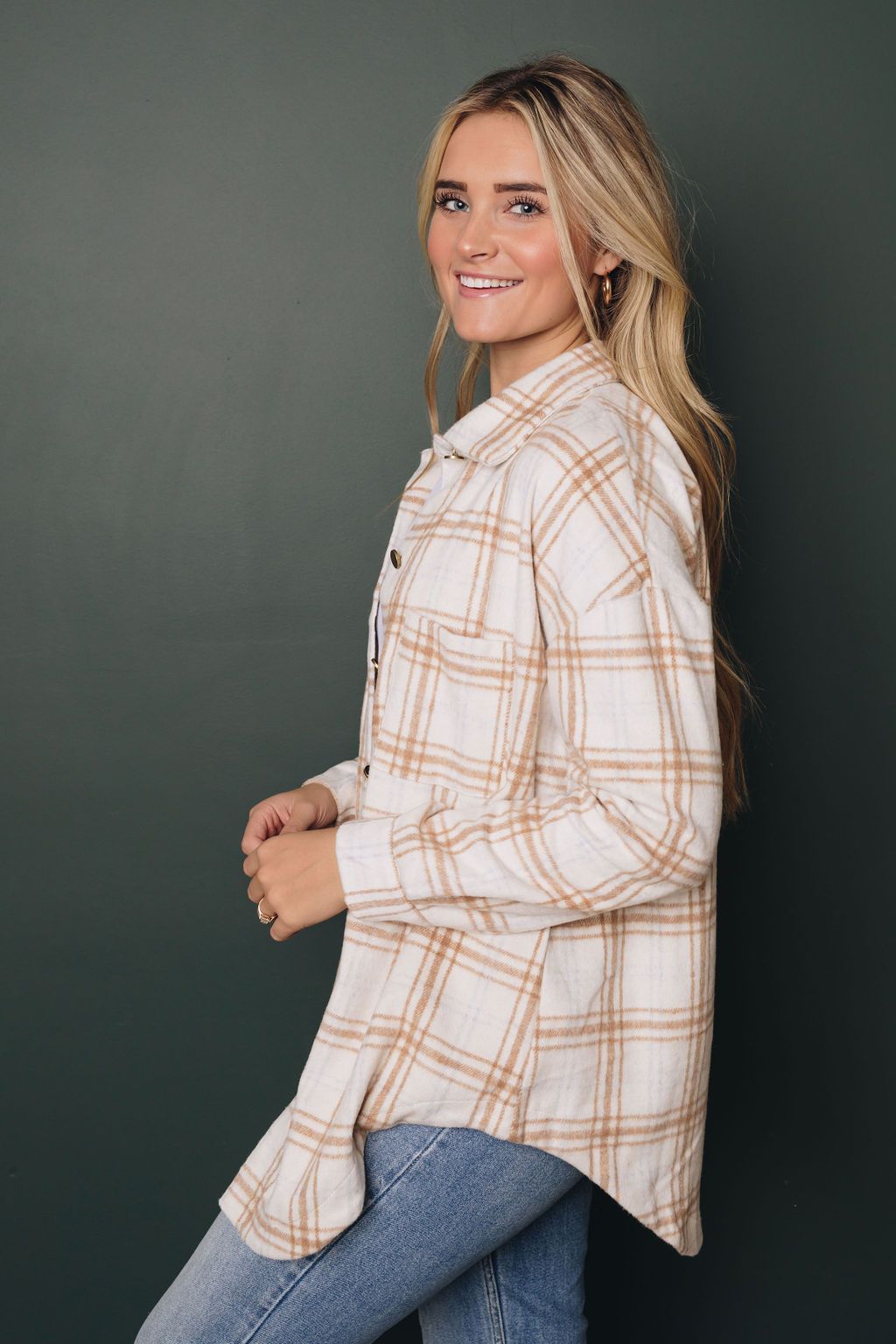 Jenny Plaid Buttoned Shirt