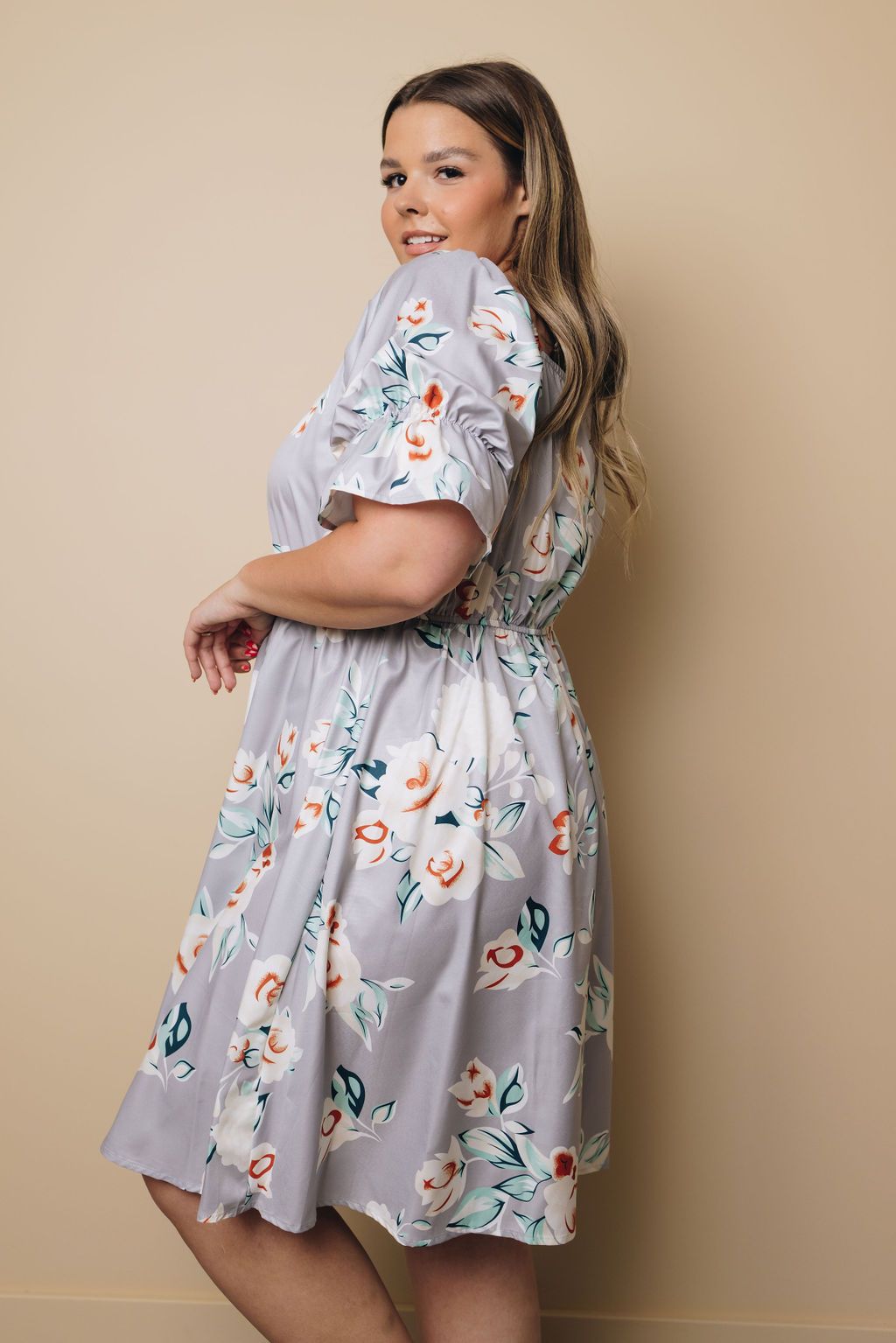 Plus Size - Jensen Floral Midi Dress