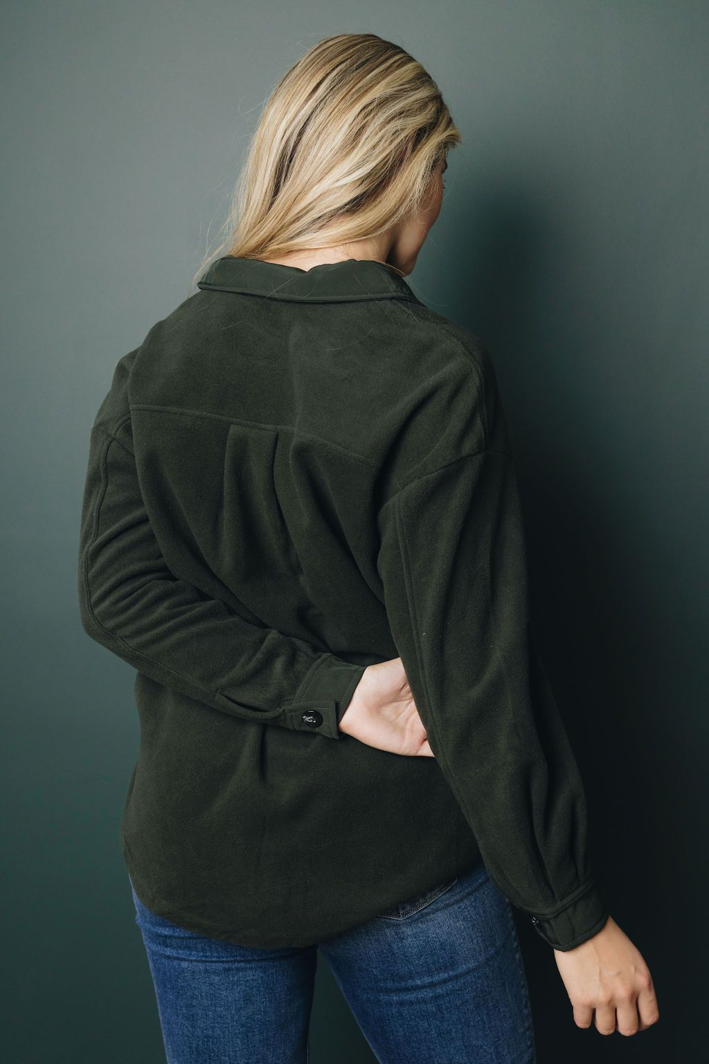 Jenna Buttoned Shirt Jacket