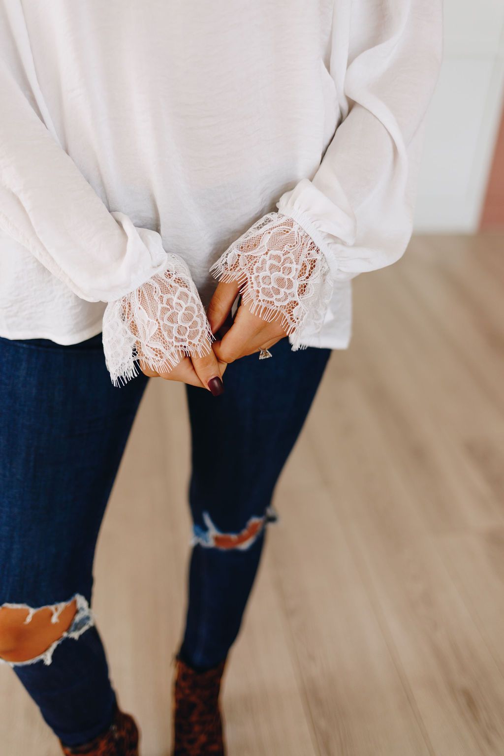 The Morning View Lace Blouse
