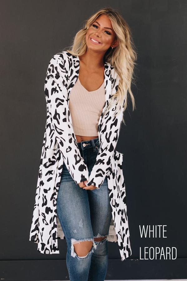 Freya Leopard Pocket Cardigan