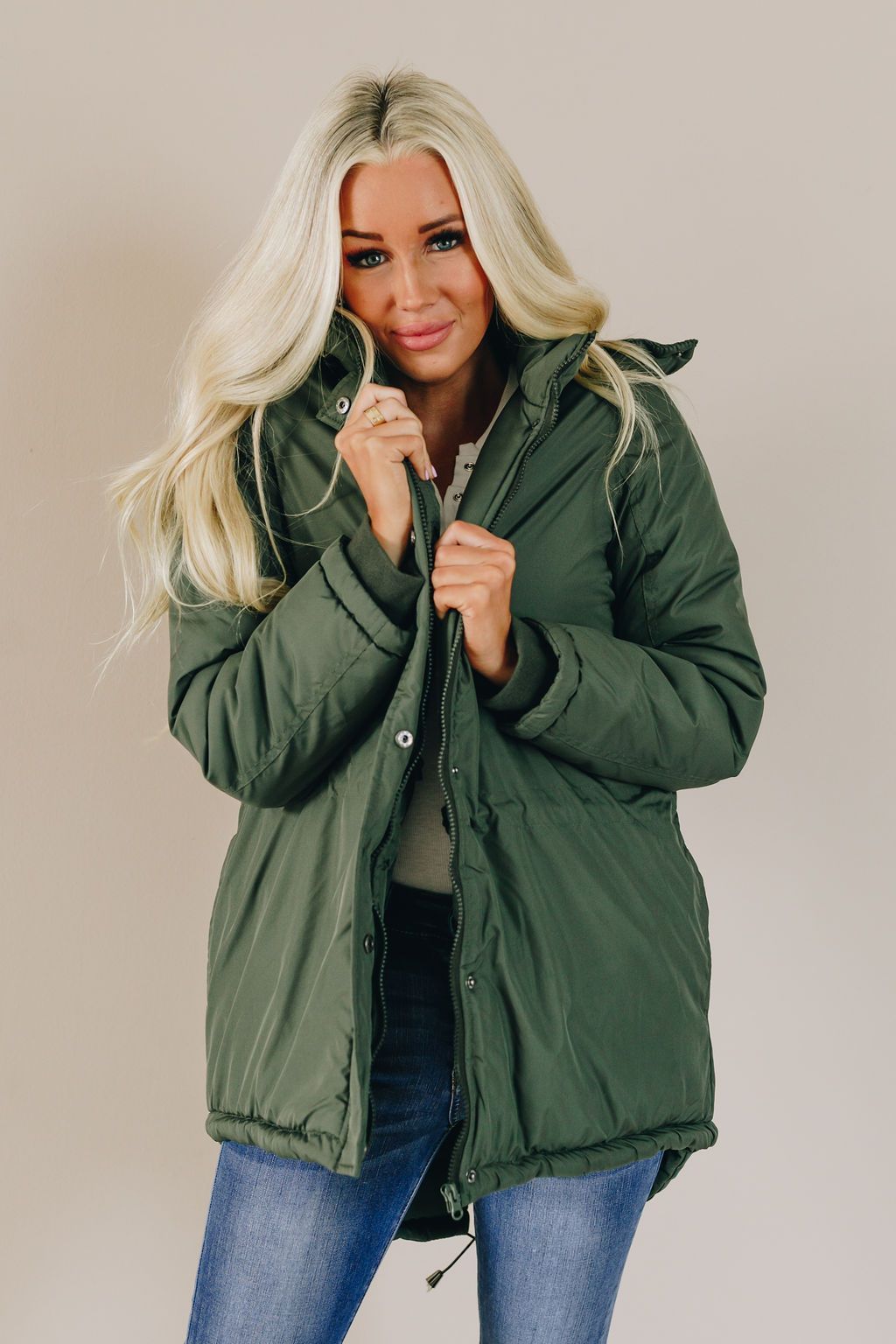 Let's Be Friends Hooded Fur Coat