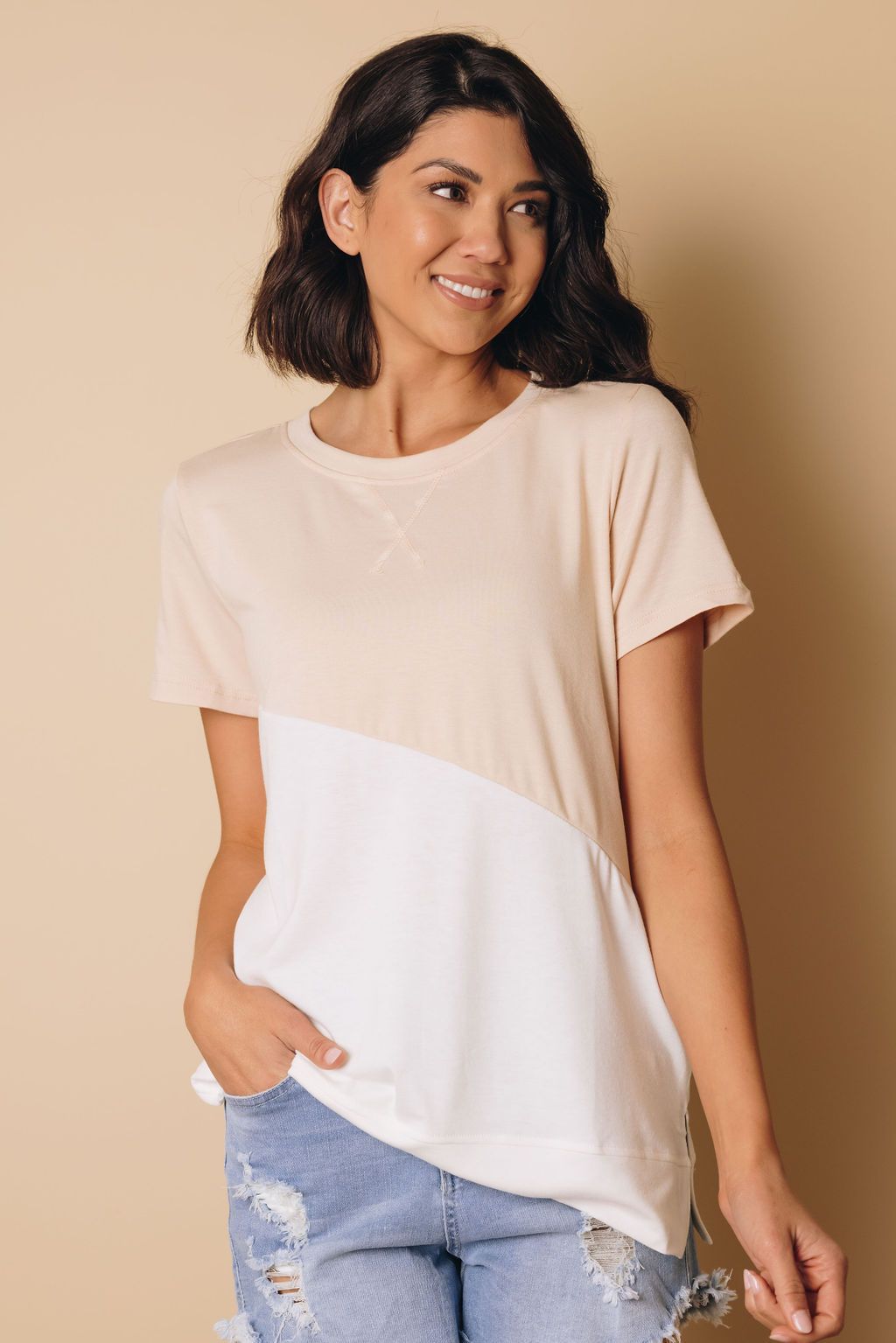 Barker Color Block Top