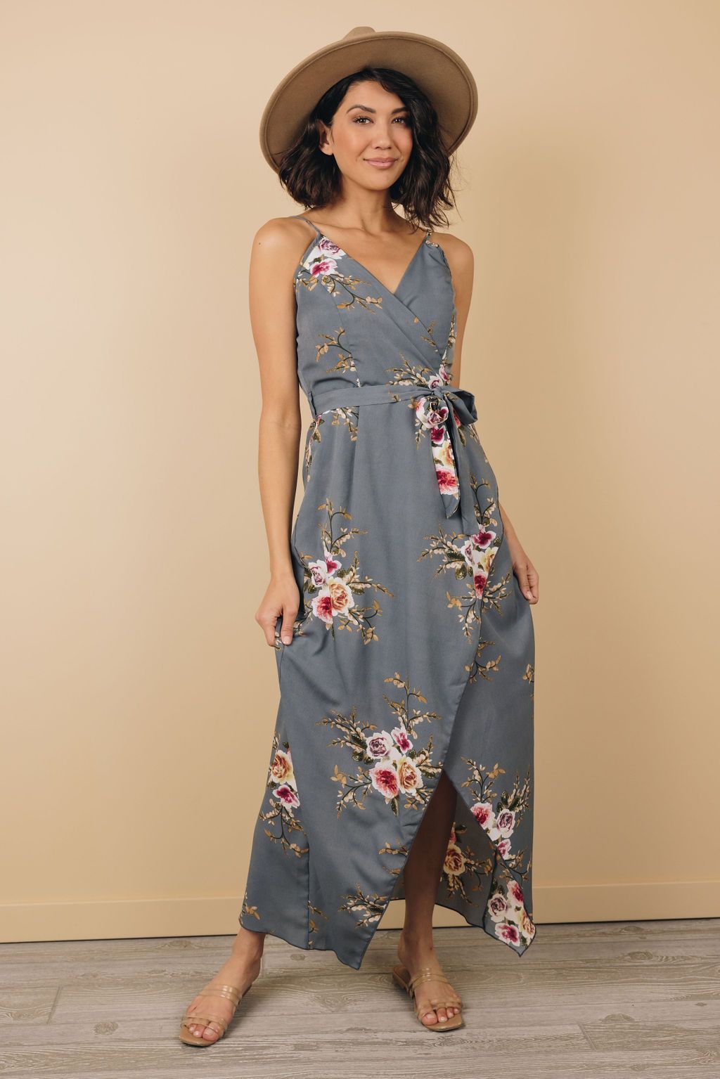 Athens Wrap Maxi Dress