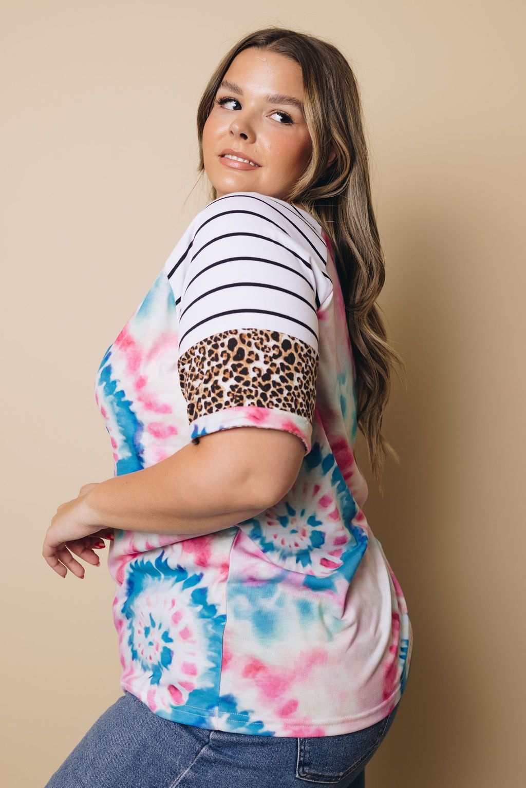 Plus Size - Fanny Patterned Top
