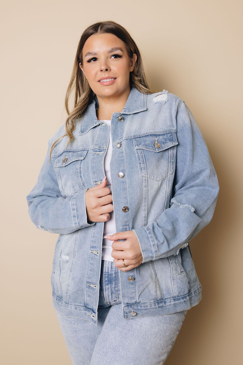 Plus Size - Leblank Denim Jacket