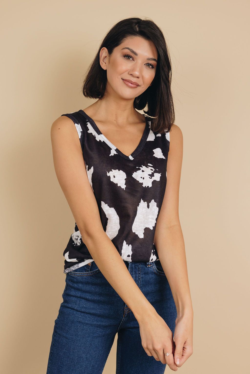 Teri Leopard Print Tank