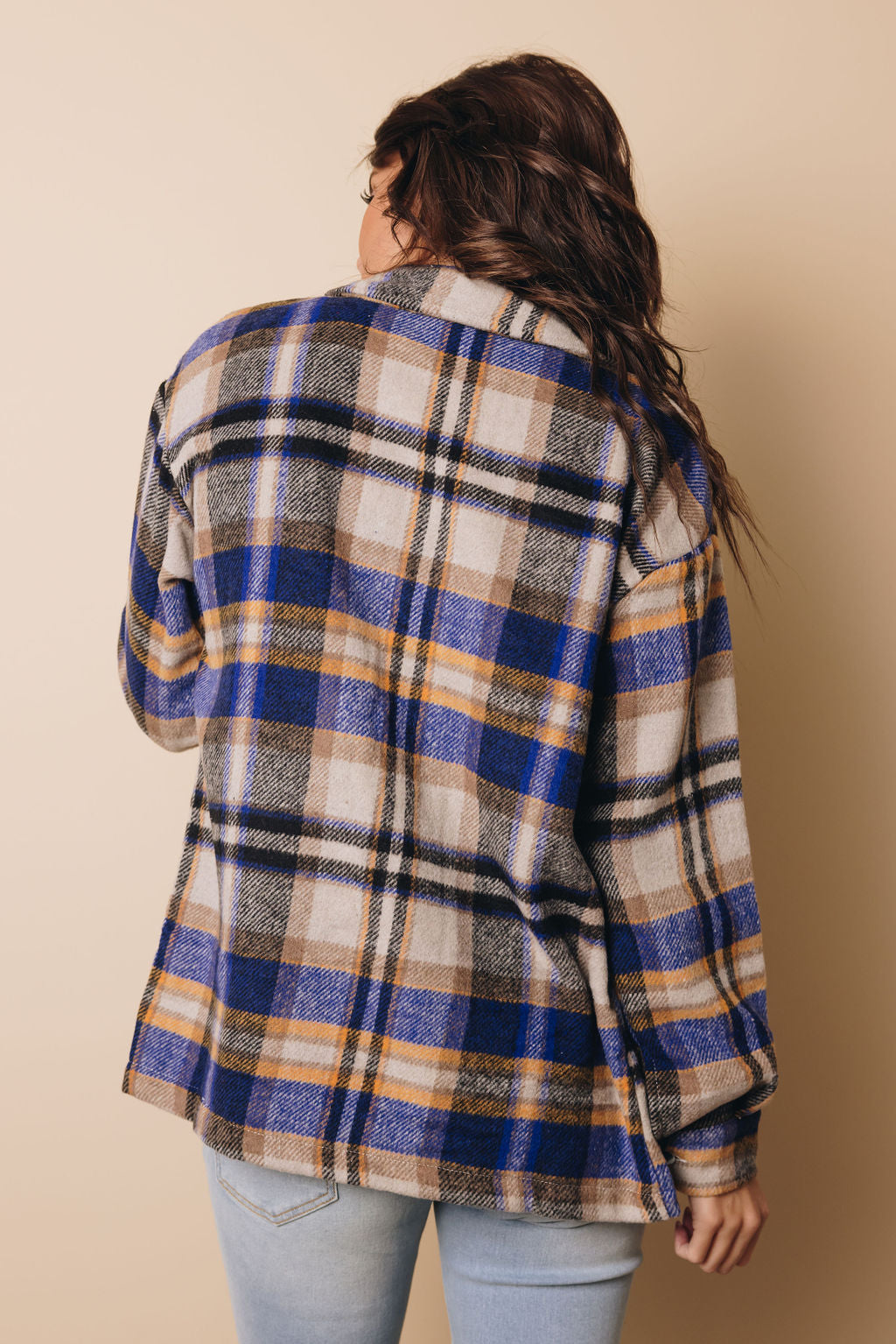 Harvey Plaid Button Up Top
