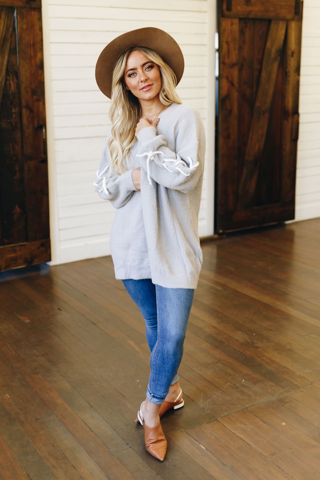 Cozy Thoughts Stitch Detail Cardigan