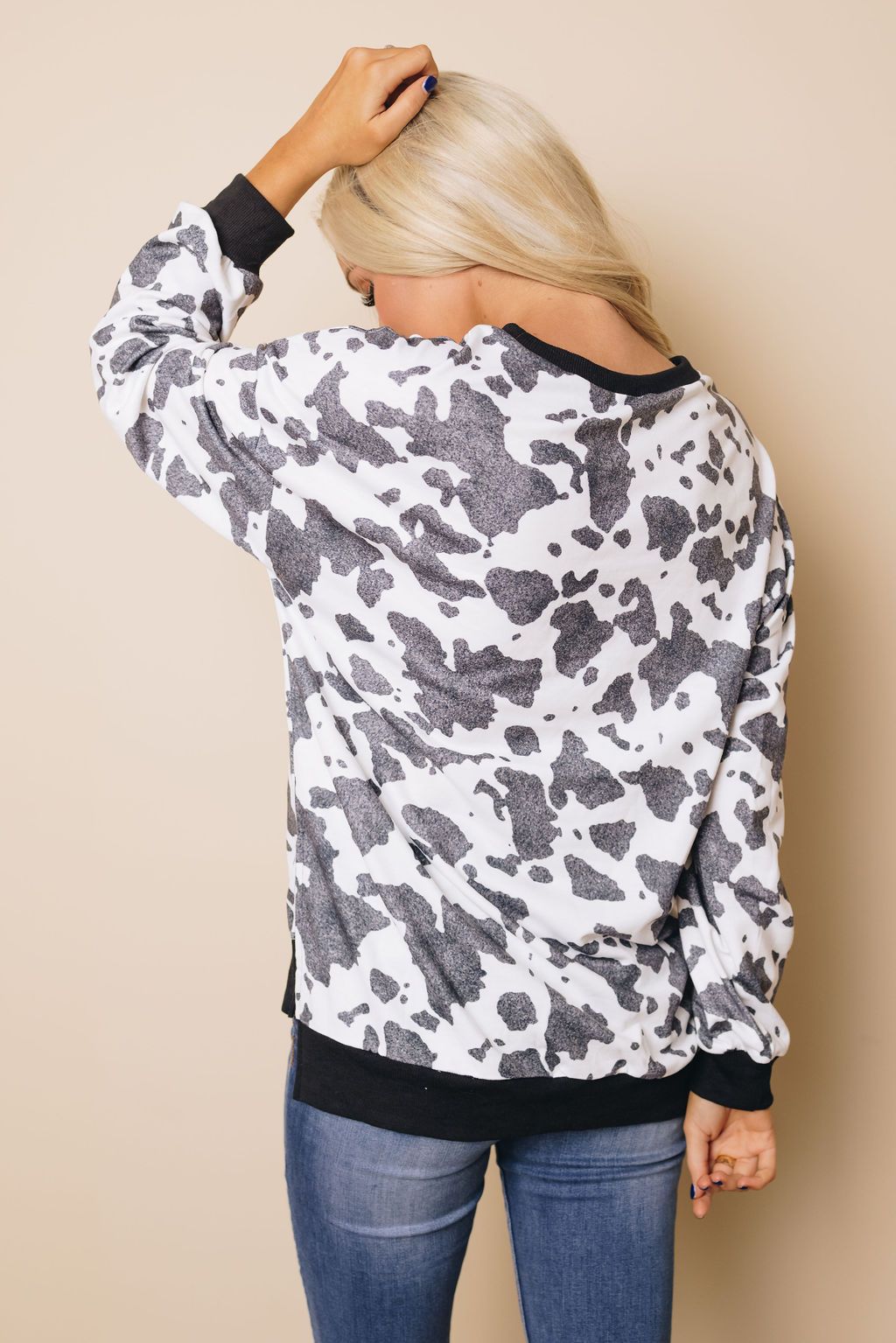 Sariah Animal Print Sweatshirt