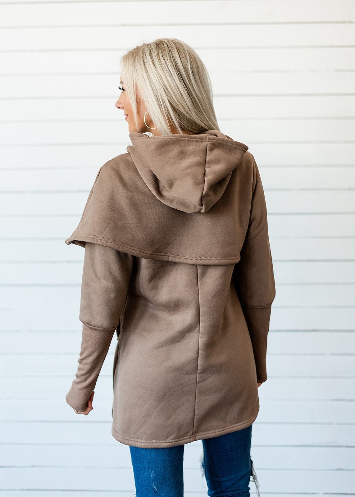 Designer Inspired Wrap Sweater