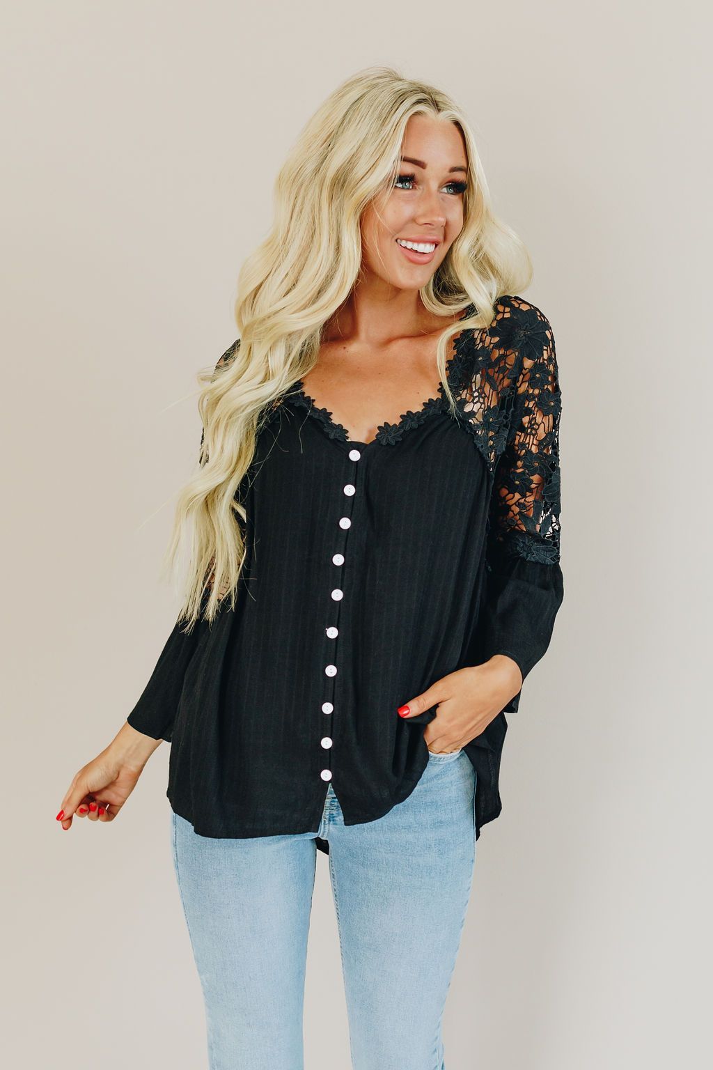 Boss Lady Lace Blouse