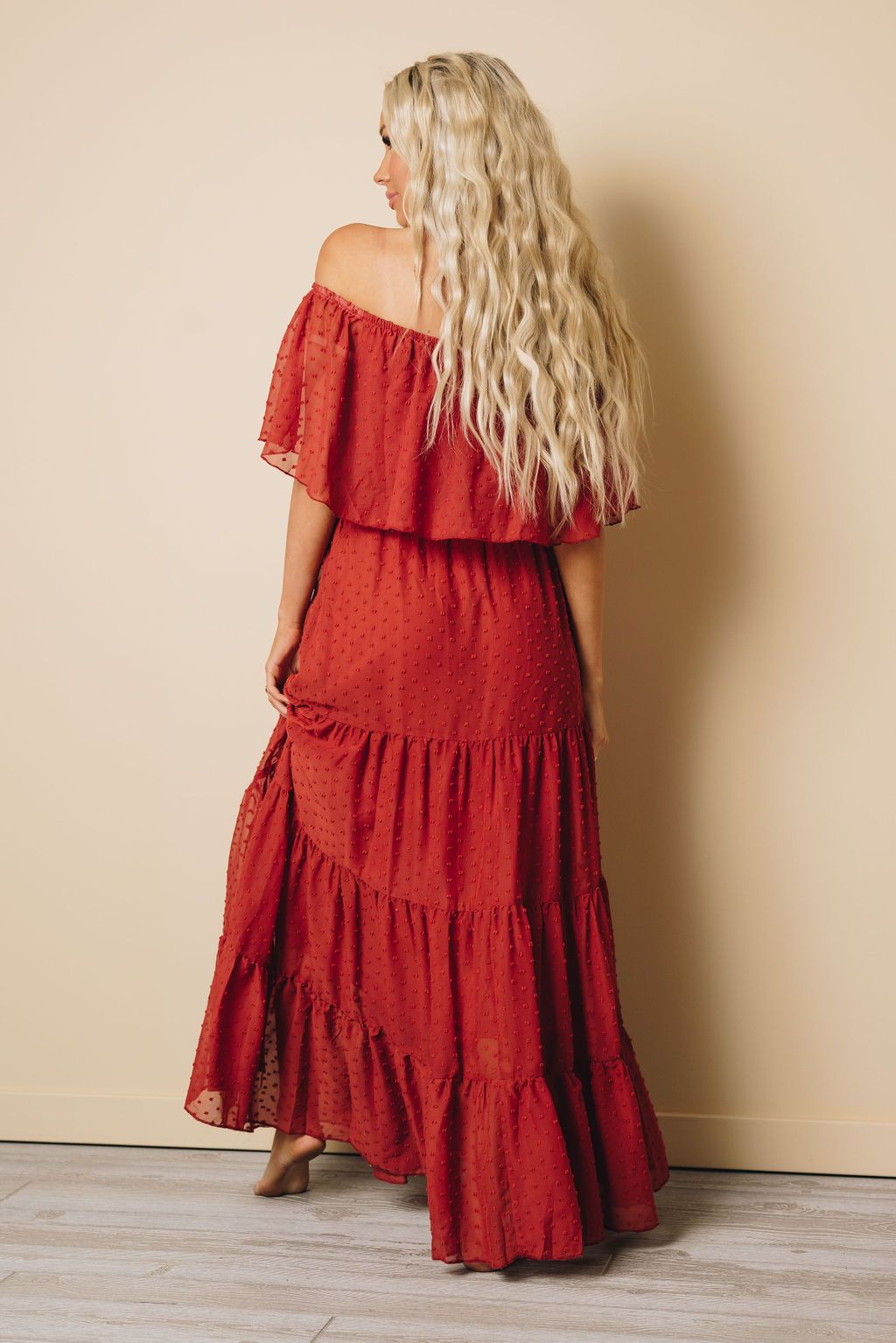 Macy Off Shoulder Maxi Dress