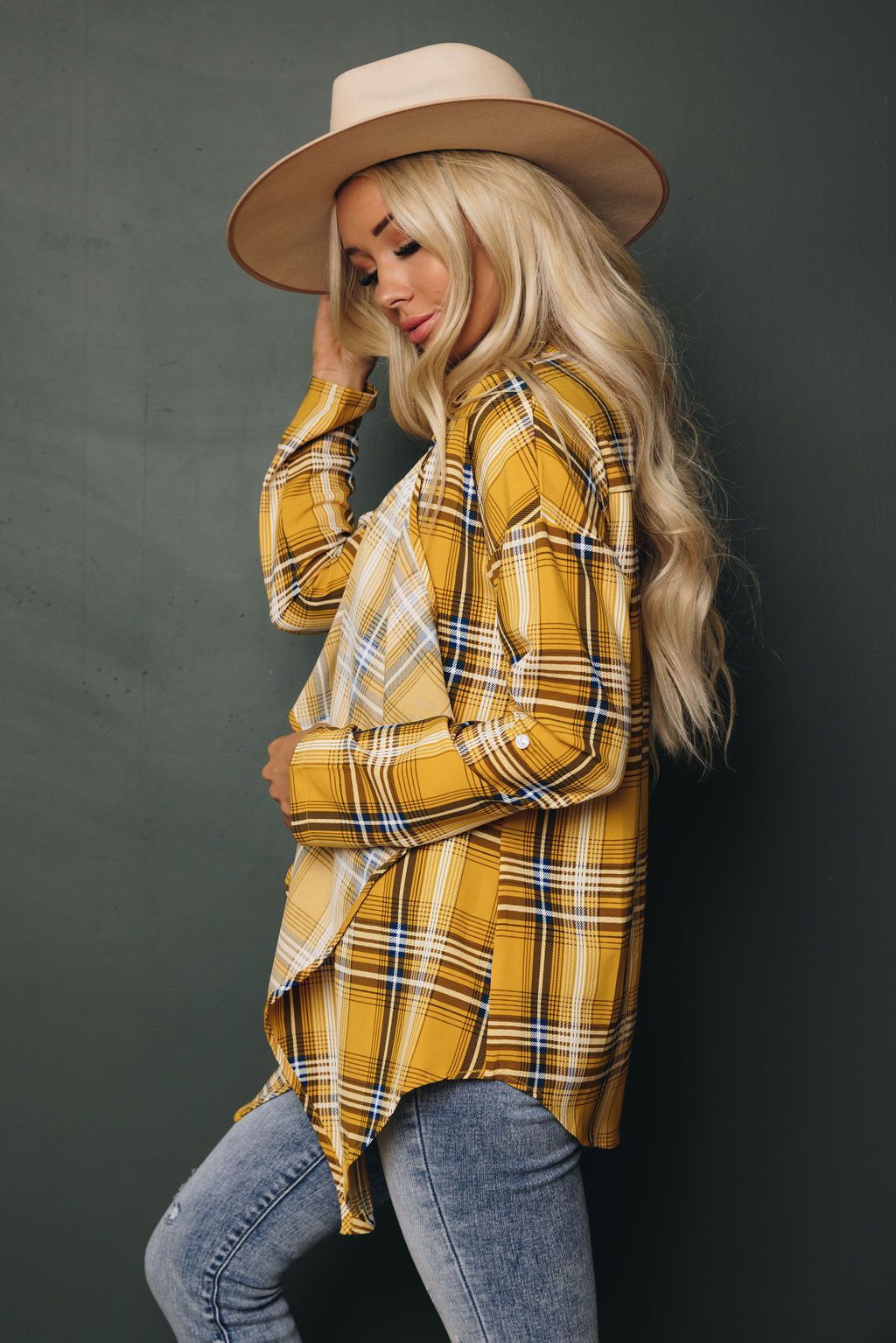 Littletown Plaid Cardigan