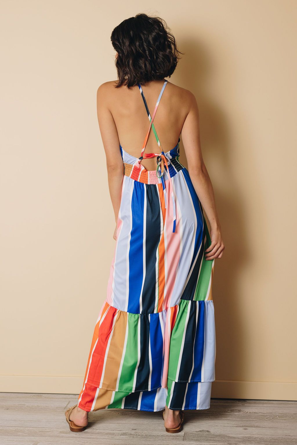 Tilda Striped Maxi Dress