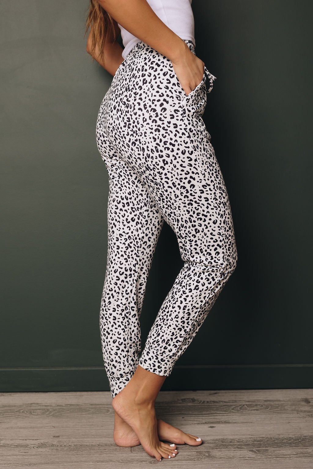 Falling Slowly Leopard Joggers