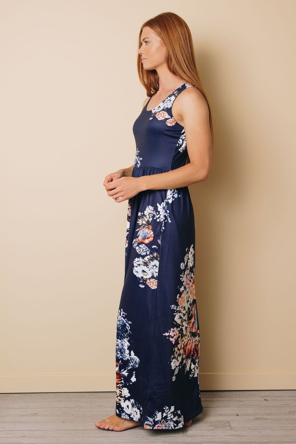 Tanya Floral High Waist Maxi Dress