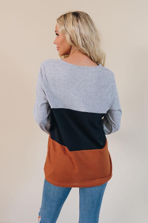 Emilie Color Block Top