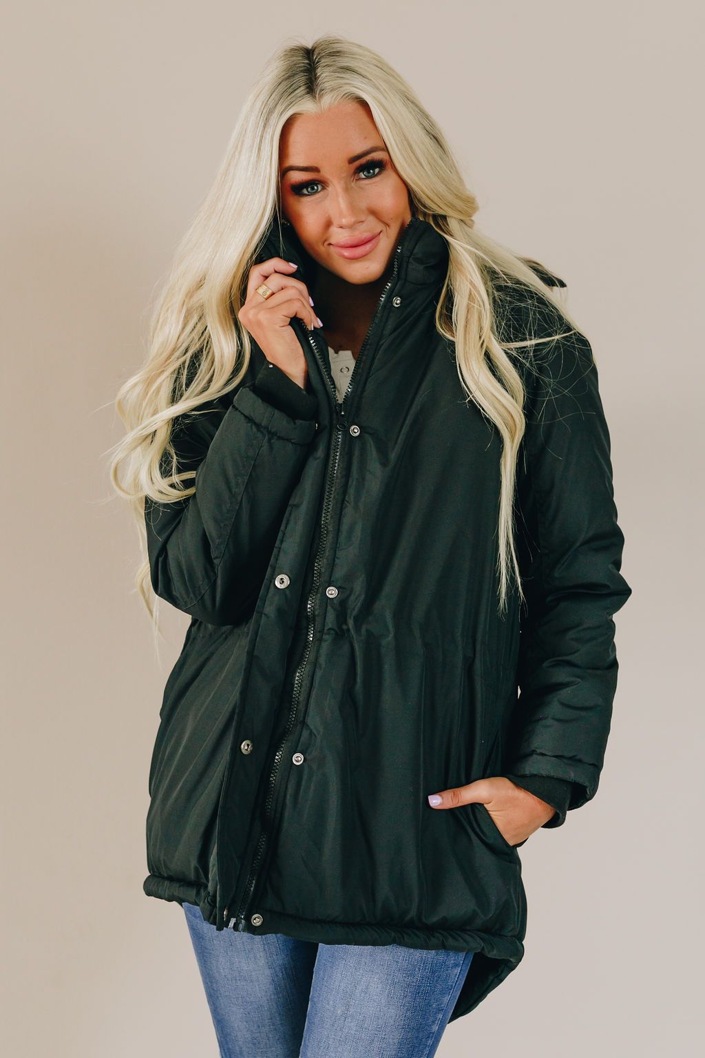 Let's Be Friends Hooded Fur Coat