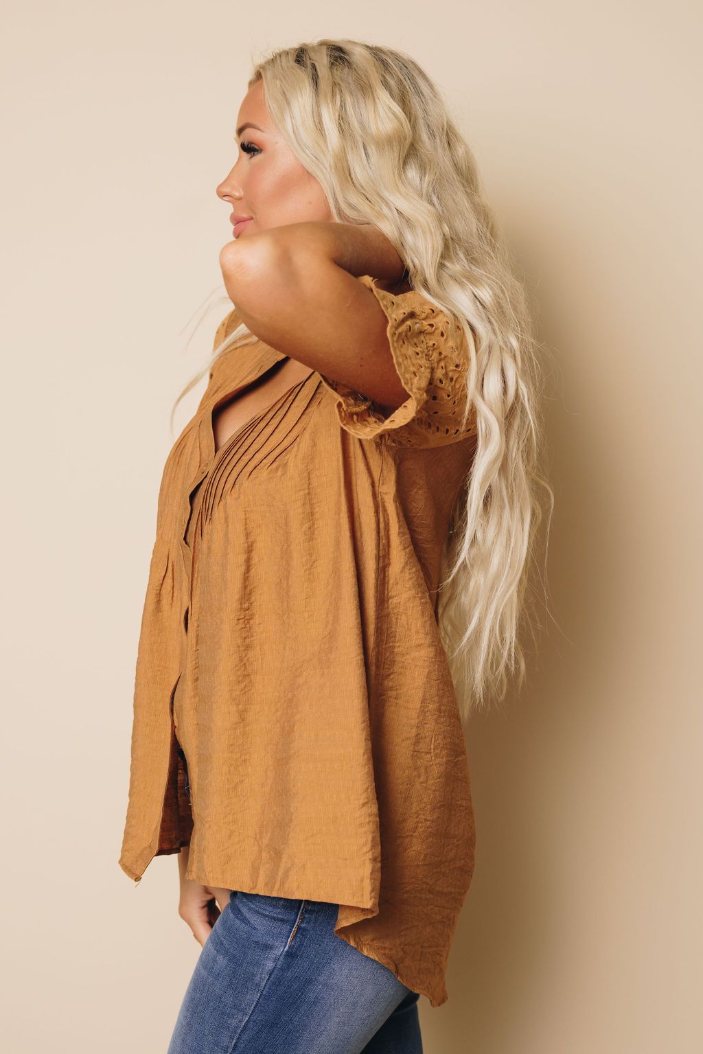 Atlas Pleated Blouse