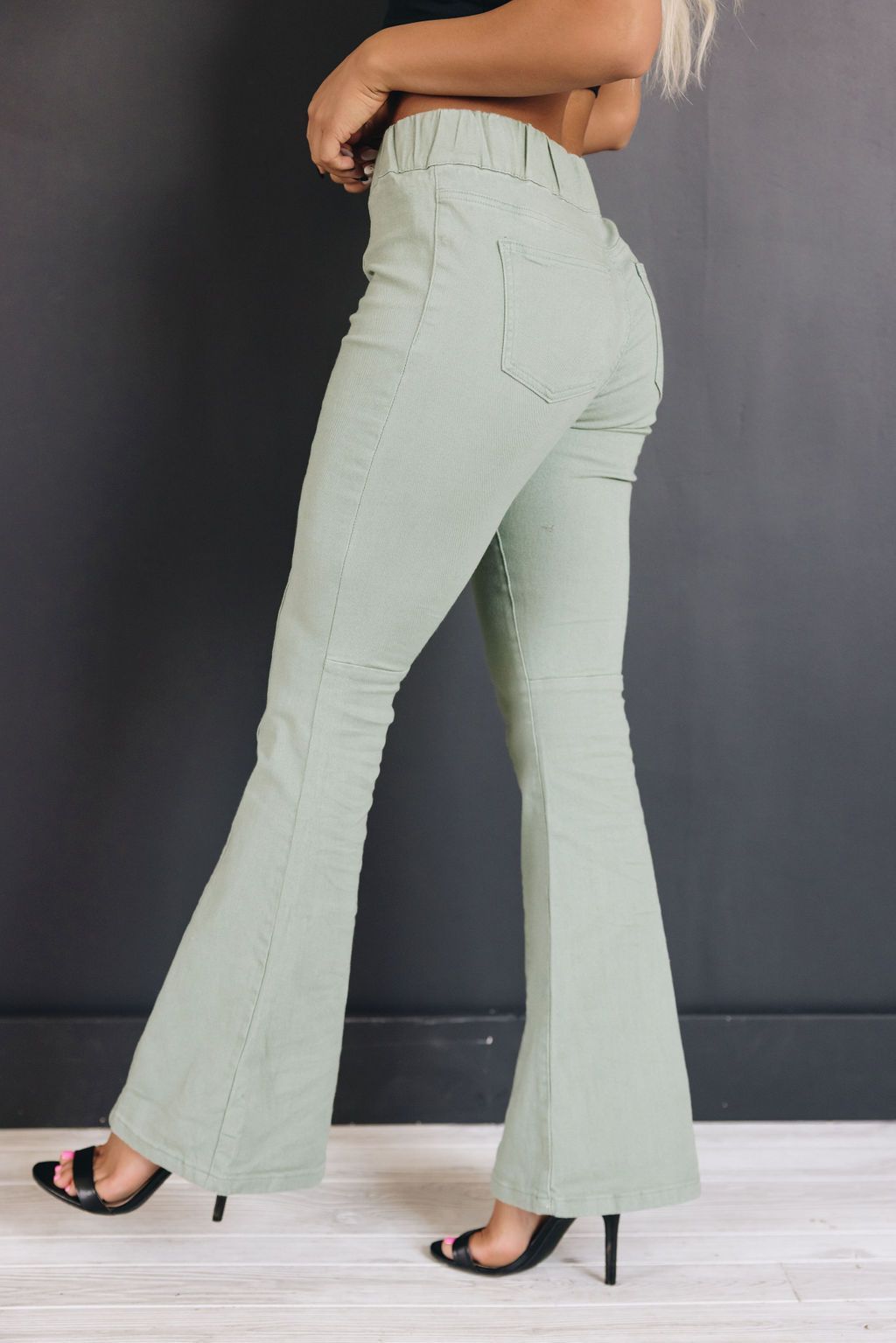 Lisa High Rise Flare Denim