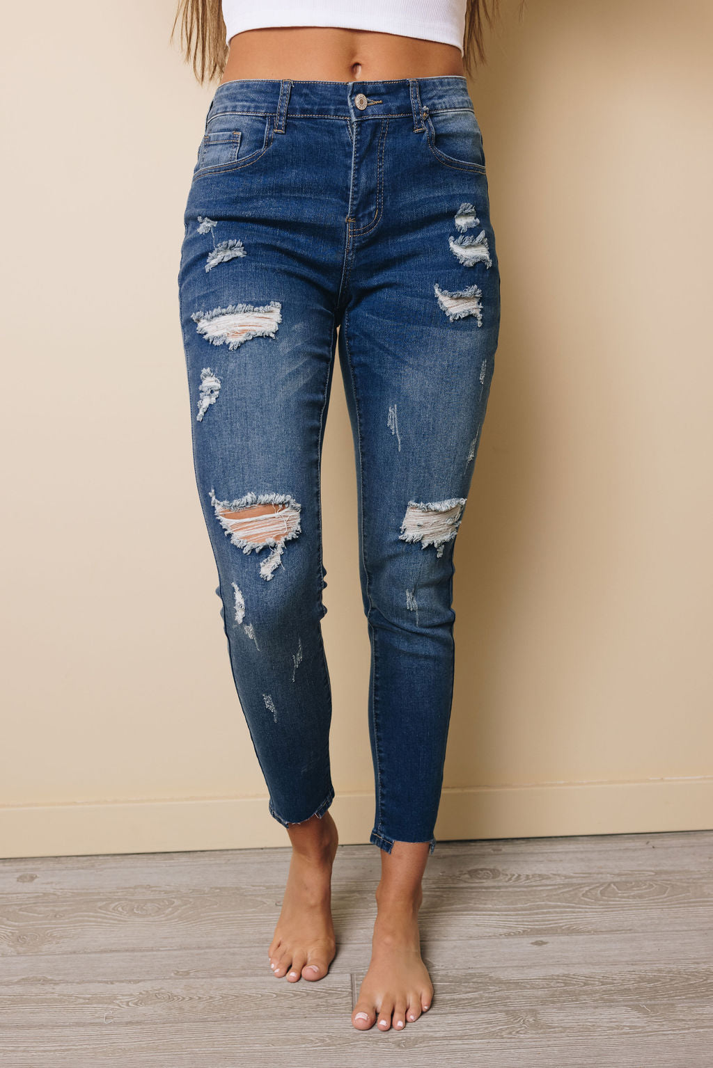 In My Prime Distressed Skinnies