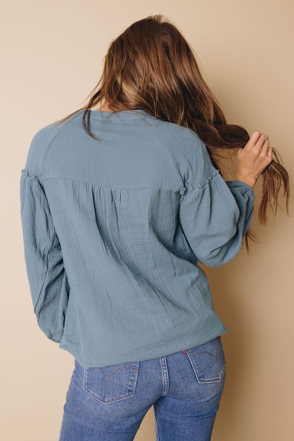 Fable Balloon Sleeve Top