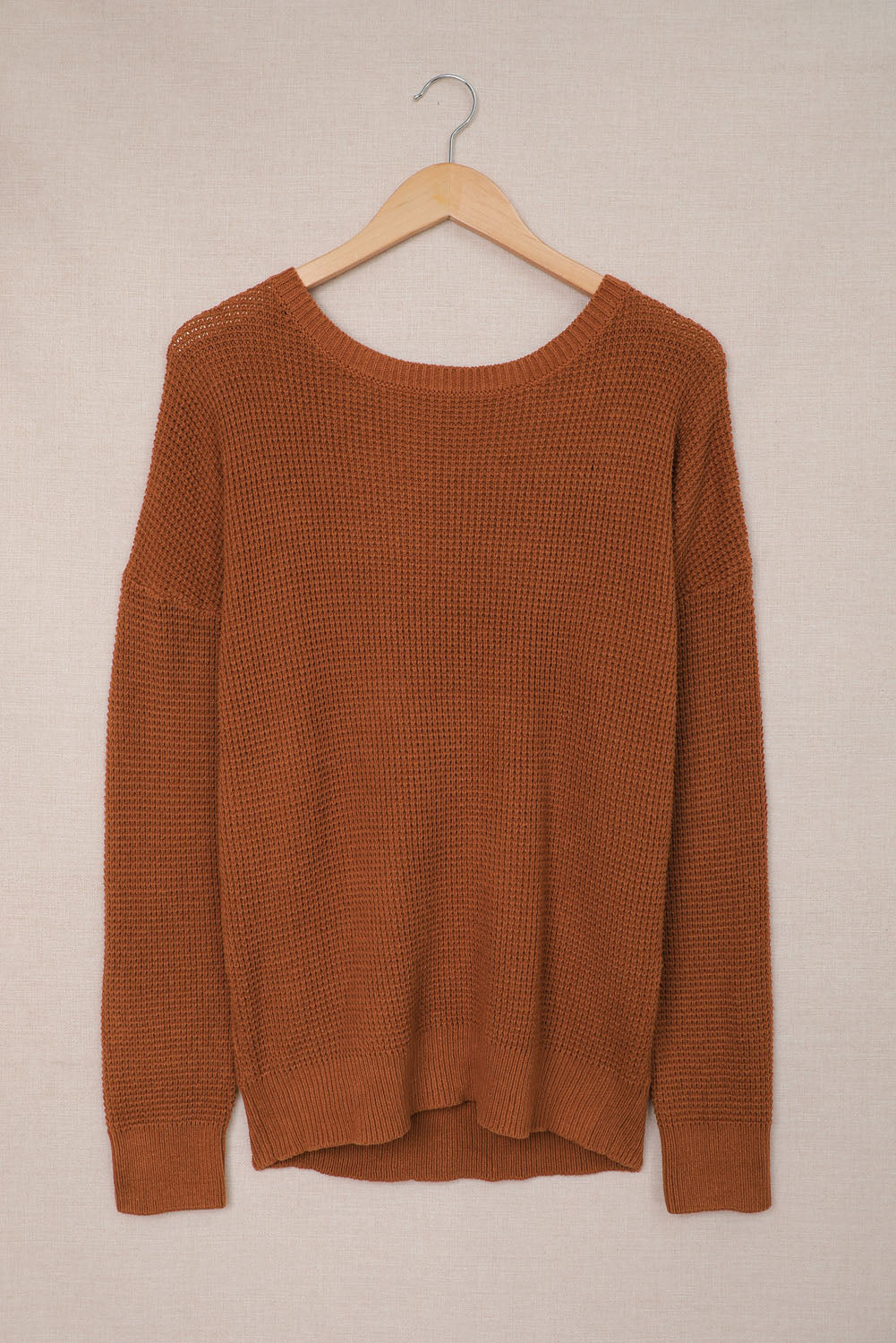 Its Knit to Be Cross Back Sweater