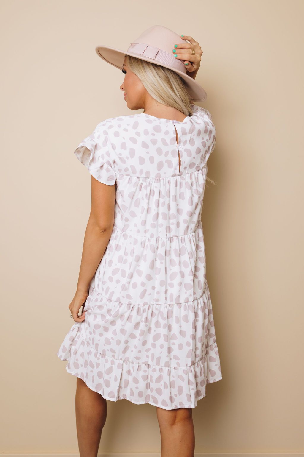 Zoe Leopard Ruffle Dress