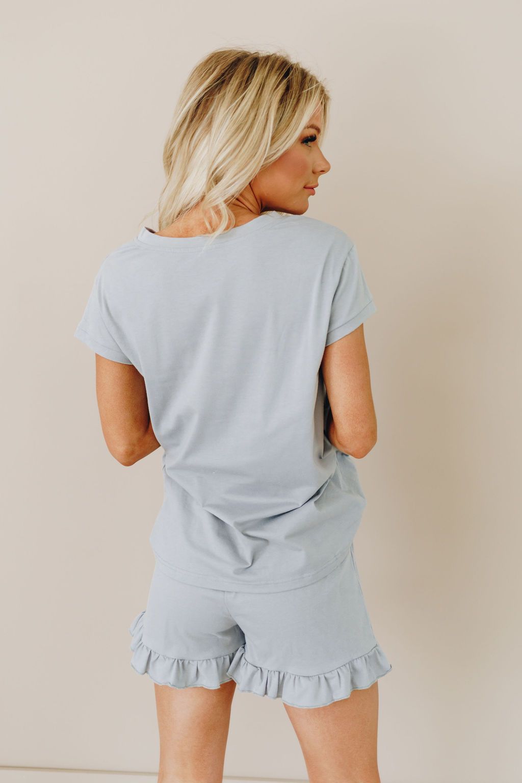 Favorite Scalloped Lounge Wear Set