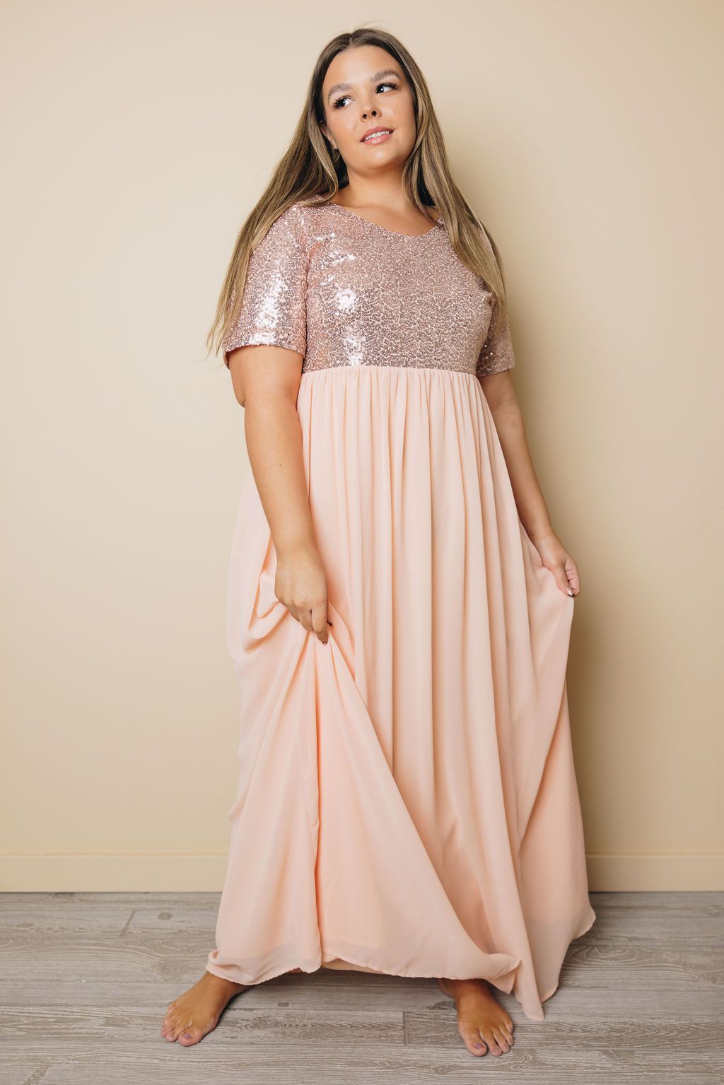Plus Size - Laine Sequin Maxi Dress
