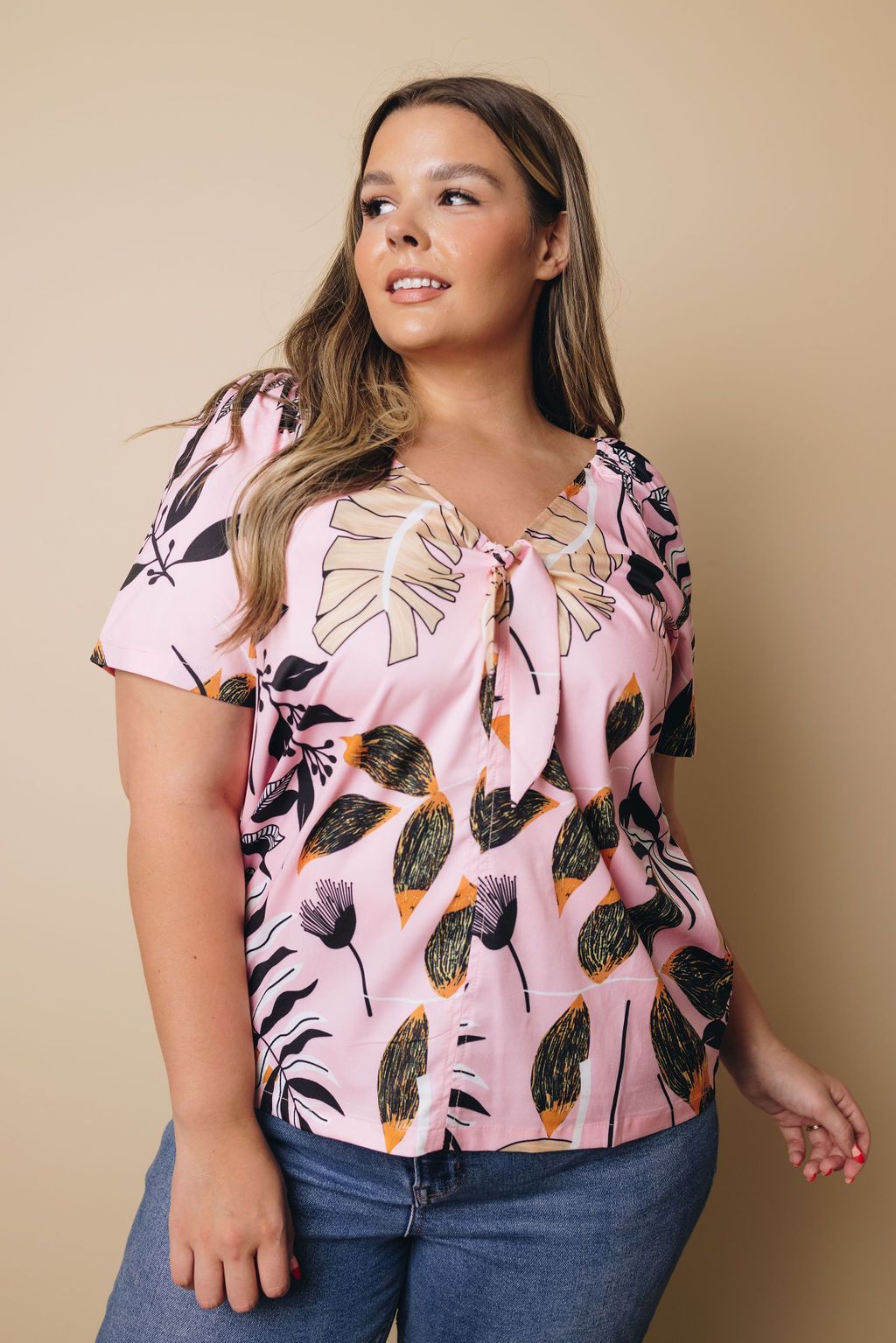 Plus Size - Connie Tie Top