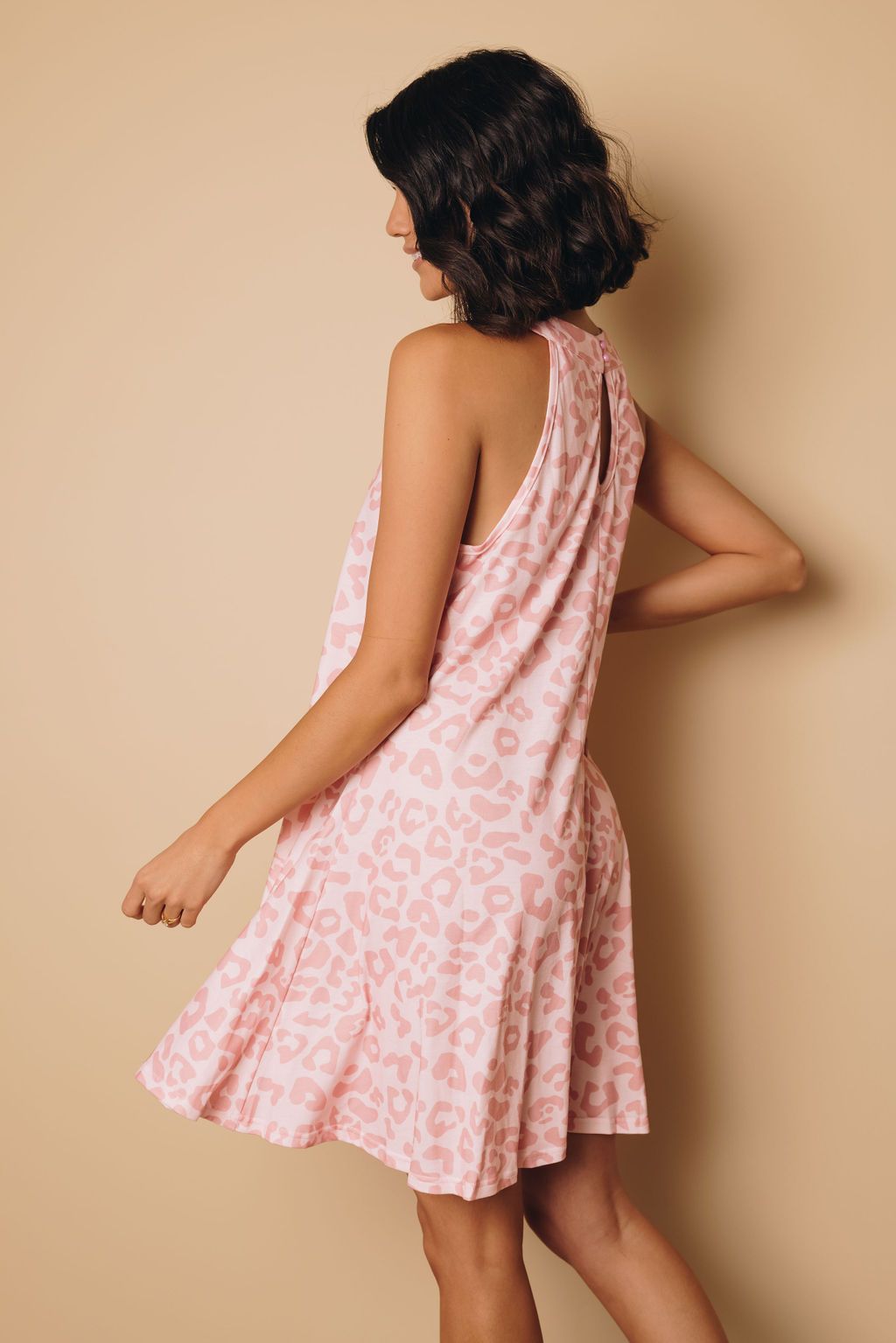 Pauline Leopard Midi Tank Dress